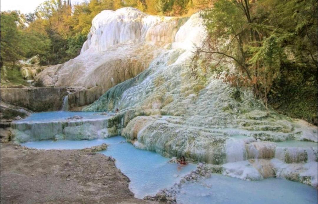 Vila La Casa Di Golia Bagni San Filippo Exteriér fotografie