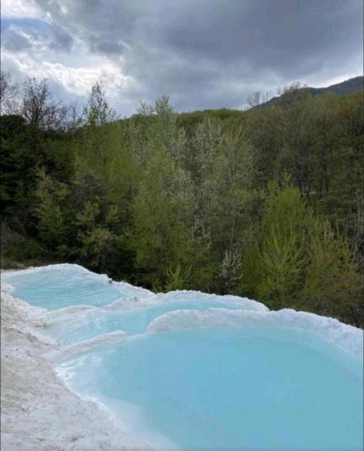 Vila La Casa Di Golia Bagni San Filippo Exteriér fotografie